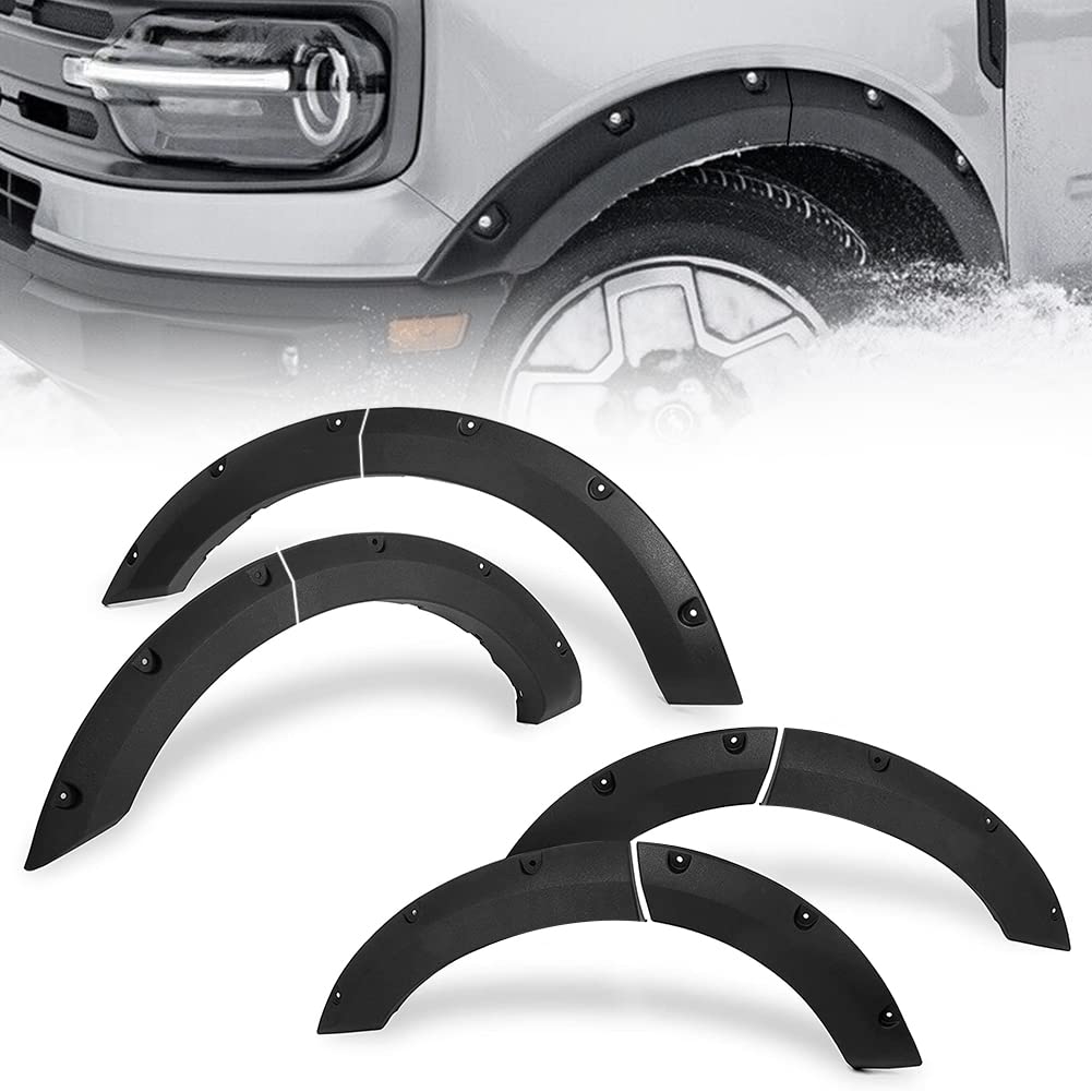Photo 1 of TECTICO Wheel Fender Flares Compatible with Bronco Sport 2021 2022, Front and Rear Wheel Cover Protector, Side Tires Fender Flare Kit, 4PCS