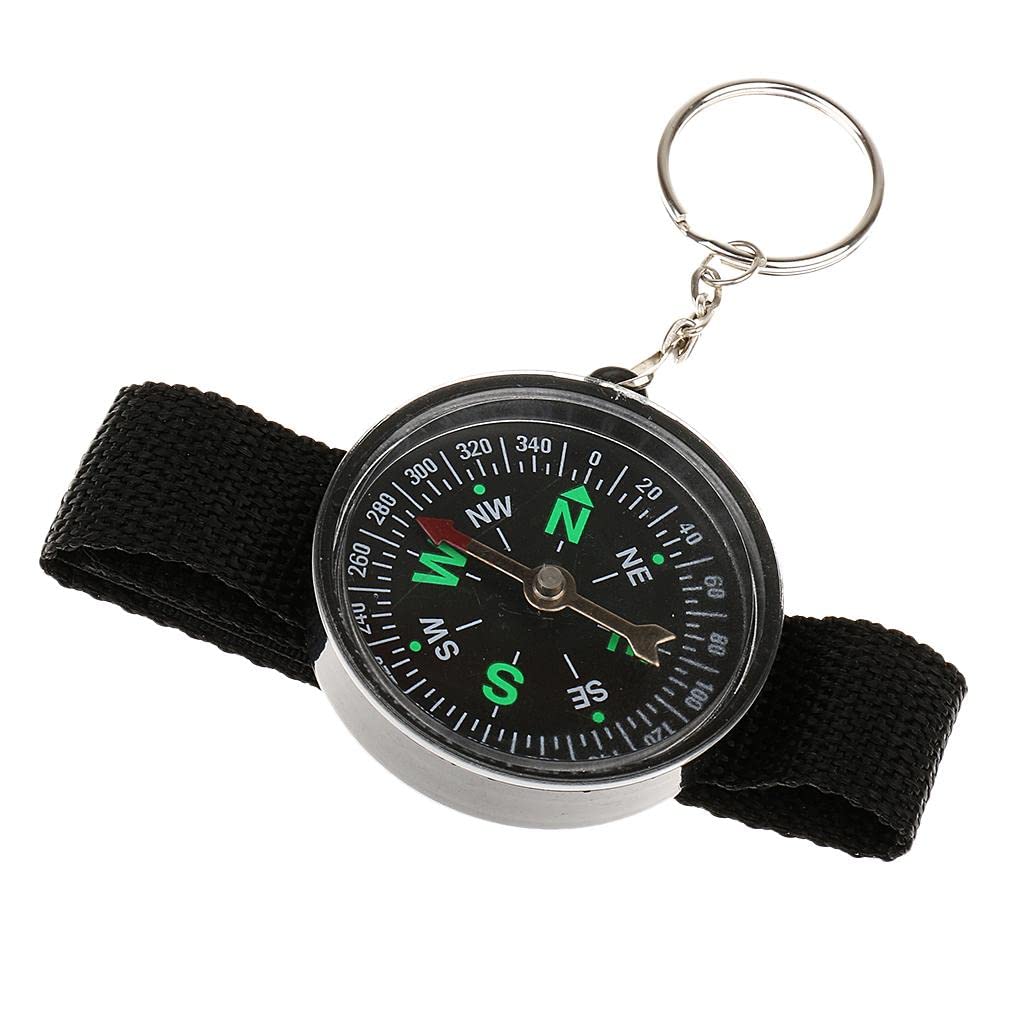ELBME® Wristwatch Belt Watch Strap Compass Derection for Climbing Hiking Camping-image-0