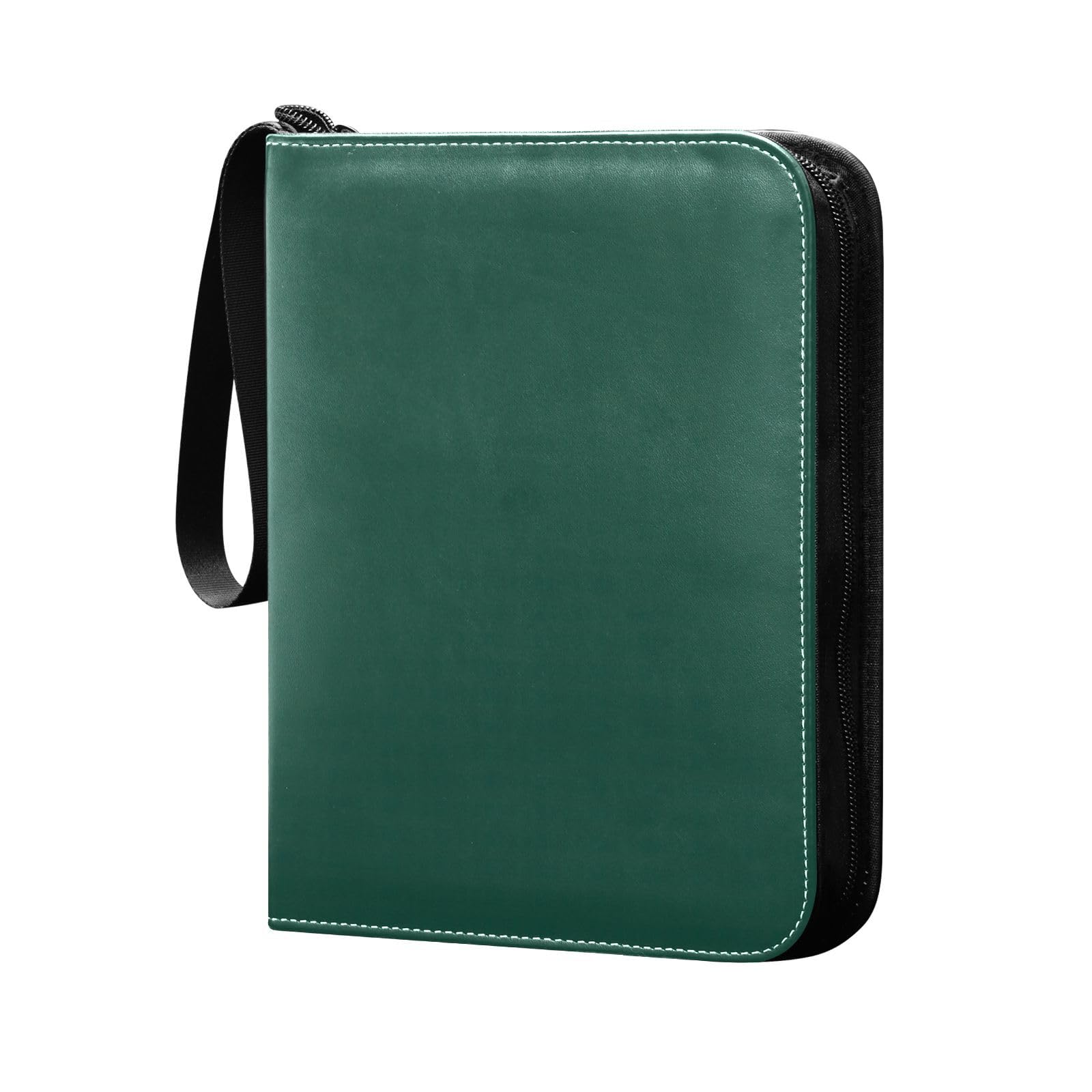 Amazon.com: Hunter Green Card Binder 400 Pockets Trading Card Storage Binder  Album with Sleeves Zipper Card Collection Holder Folder for Boys Girls :  Toys & Games