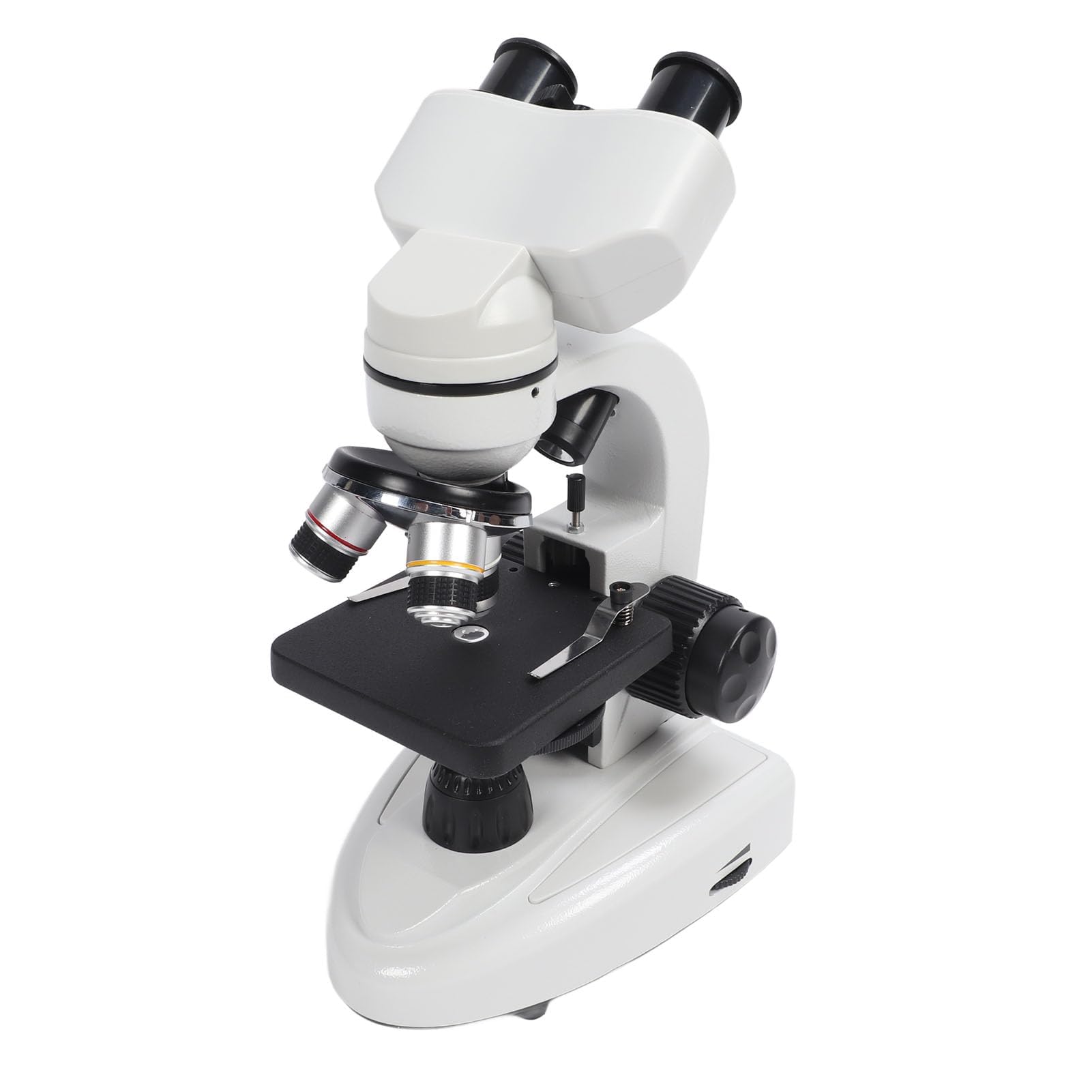 Microscopio Binocular 40-5000X Rotación de 360° Imagen Clara Alta Definición para Laboratorio de Inspección (Enchufe Europeo de 100 a 240 V.)