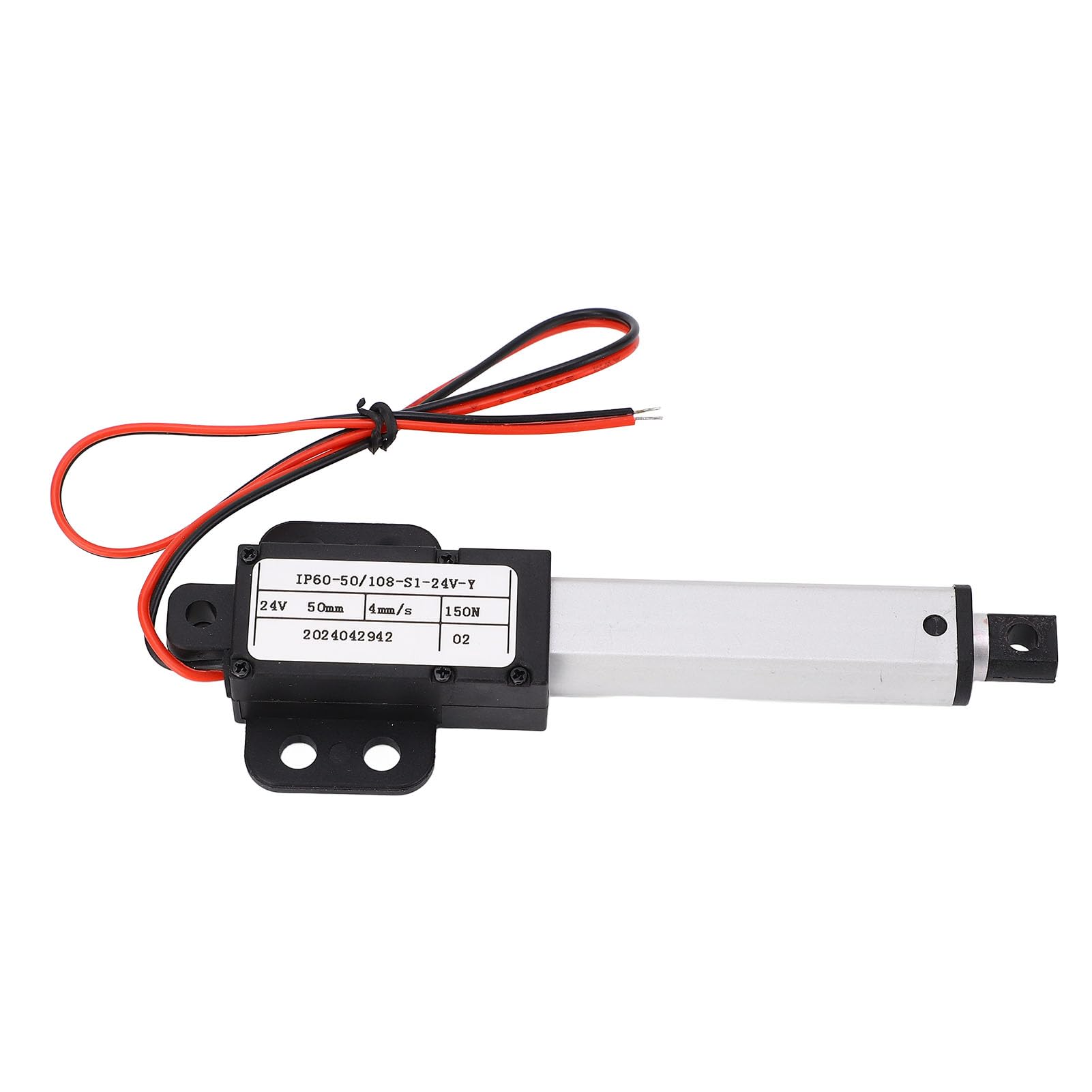 Oumefar 24V Kleine DC Lineaire Actuator 100 Mm Slag, 50n Stuwkracht