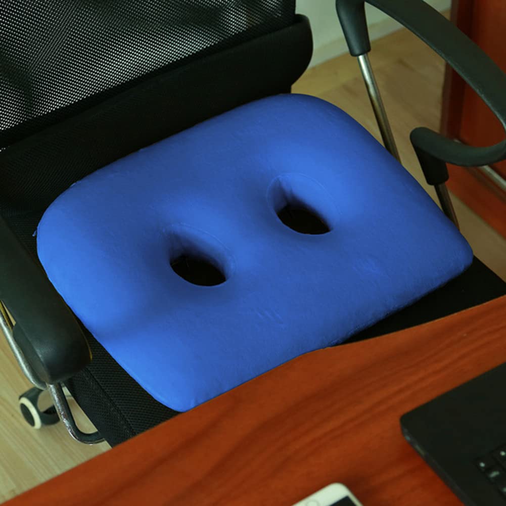 ESGT Memory Foam Sit Bone Relief Cushion for Butt, Lower Back, Hamstrings, Hips, Ischial Tuberosity for Home And Office Men And Women