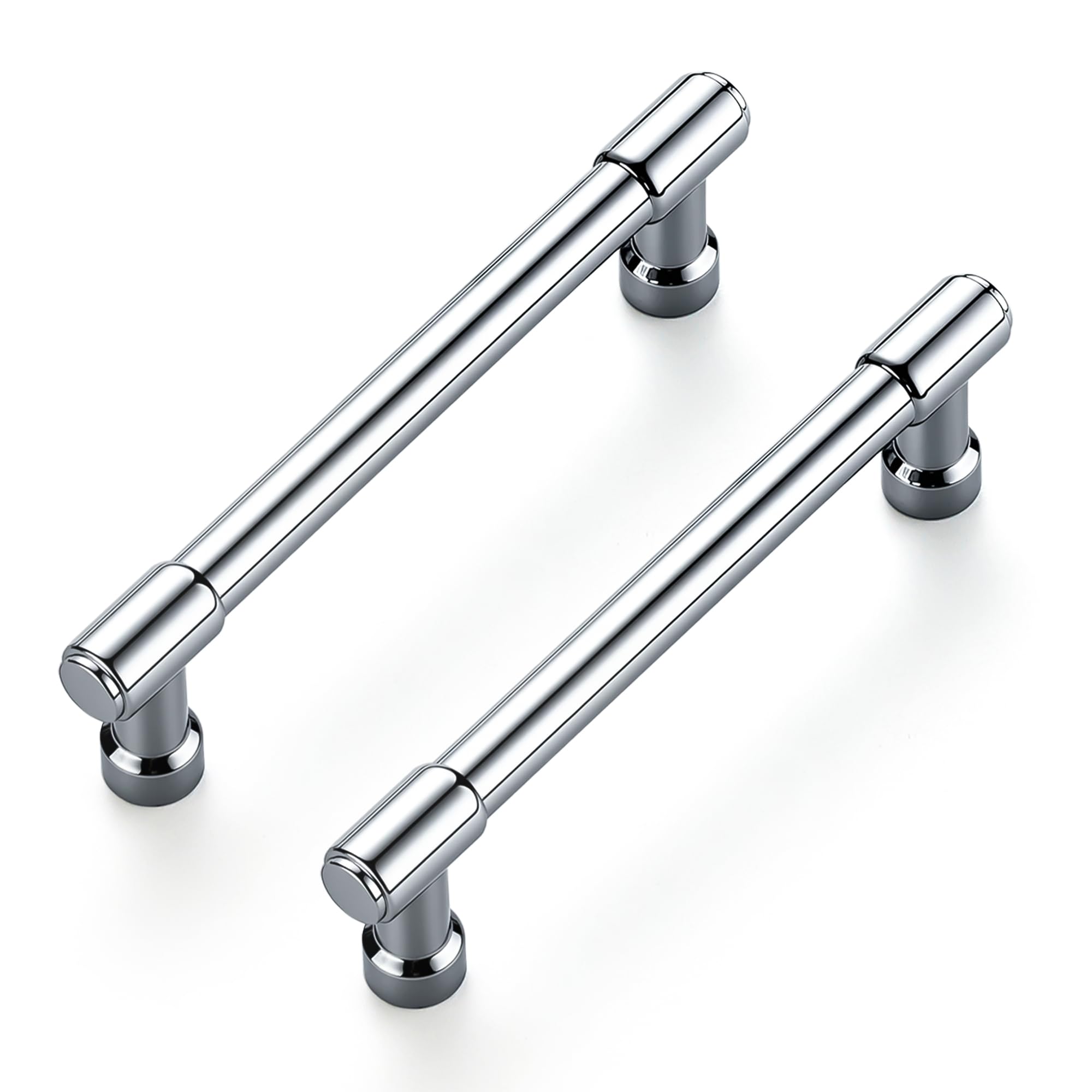 Ravinte Polished Chrome Kitchen Pulls Cabinet Handles 4 Inch 10 Pack