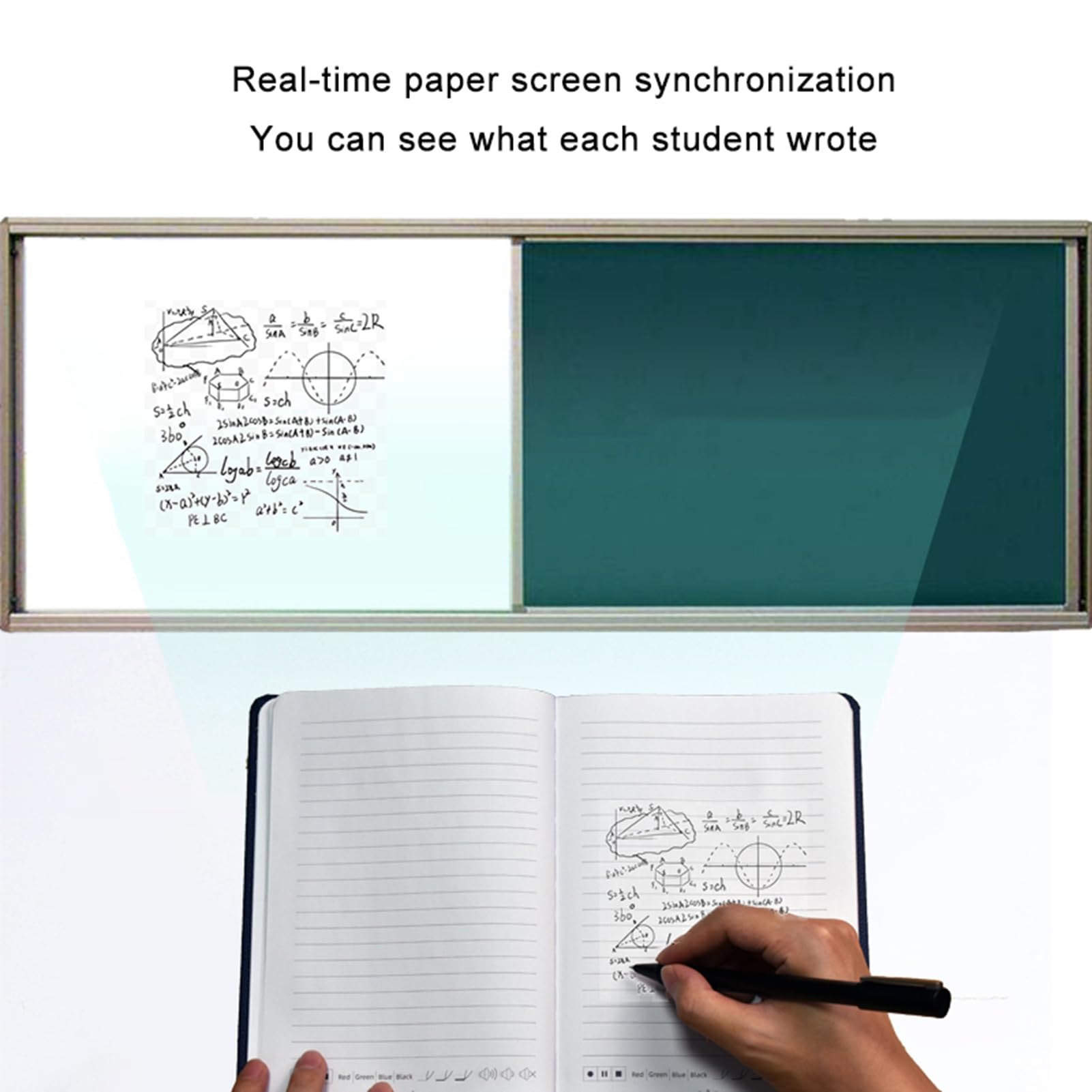 SIXRUN Smart Pen Digital Pen Writing Set con Memoria Offline e Sincronizzazione in Tempo Reale per Lavoro, Apprendimento e Appunti