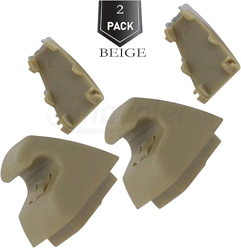 Miniatura 4 de 2 piezas de soporte de clip de visera solar interior para Chevy Silverado 07-13 Tahoe reemplazo para GMC Sierra 1500 para Yukon 07-13. OEM 15882854.