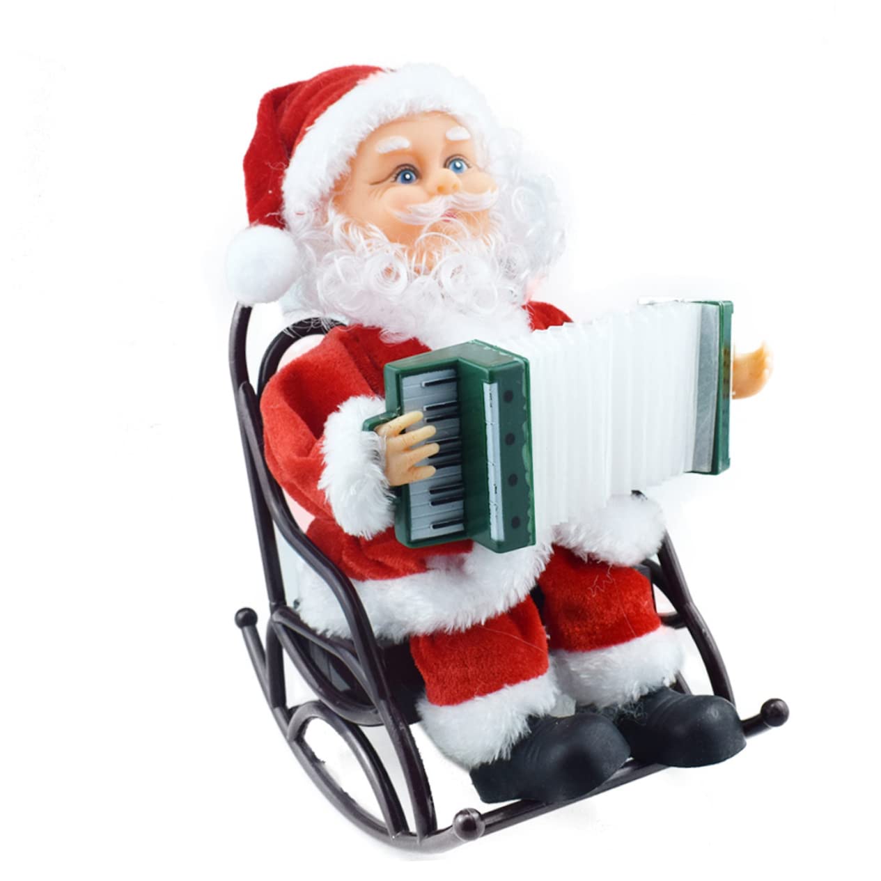 TOPBATHY 1 Pc Juguete De Papá Noel Decoración Papá Noel Eléctrico Juguete Musical De Navidad Juego Infantil Felpa Juguetes Componente Electrónico con Música Niño Manejar