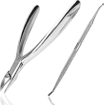 Heavy Duty Podiatrist Toenail Clippers for Thick and Ingrown Nails, Toe Nail Clippers for Men Women Seniors, Stainless Steel 2PCS