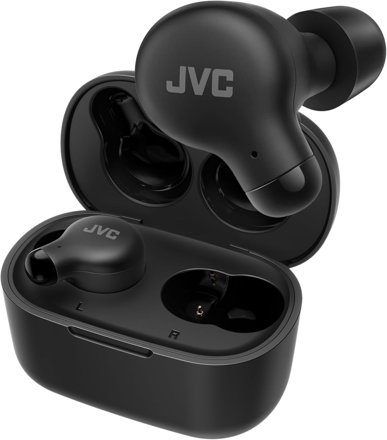 JVC Marshmallow True Wireless Bluetooth 5.3 Earbuds – 28H Battery, Memory Foam Earpieces for All-Day Comfort, IPX4 Water Resistant, Mic, Compact Case, for iPhone & Android JVC Marshmallow True Wireless Bluetooth 5.3 Earbuds – 28H Battery, Memory Foam Earpieces for All-Day Comfort, IPX4 Water Resistant, Mic, Compact Case, for iPhone & Android