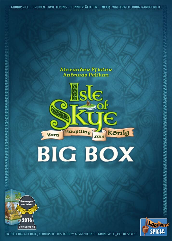 Isle of Skye Big Box, Basic Game + Expansions, Connoisseur Game, Tile Game, 2-5 Players, From 12+ Years, 90 Minutes, German