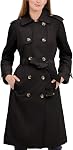 London Fog Women's Midi-Length Trench Coat