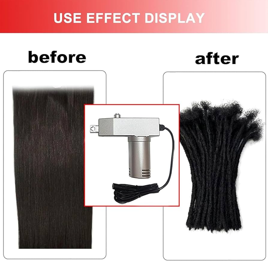 夏季限定値下げ中 電動ドレッドマシン Instant Locs Machine Amazon.co.jp: 電動ドレッドロックマシン、インスタントドレッド