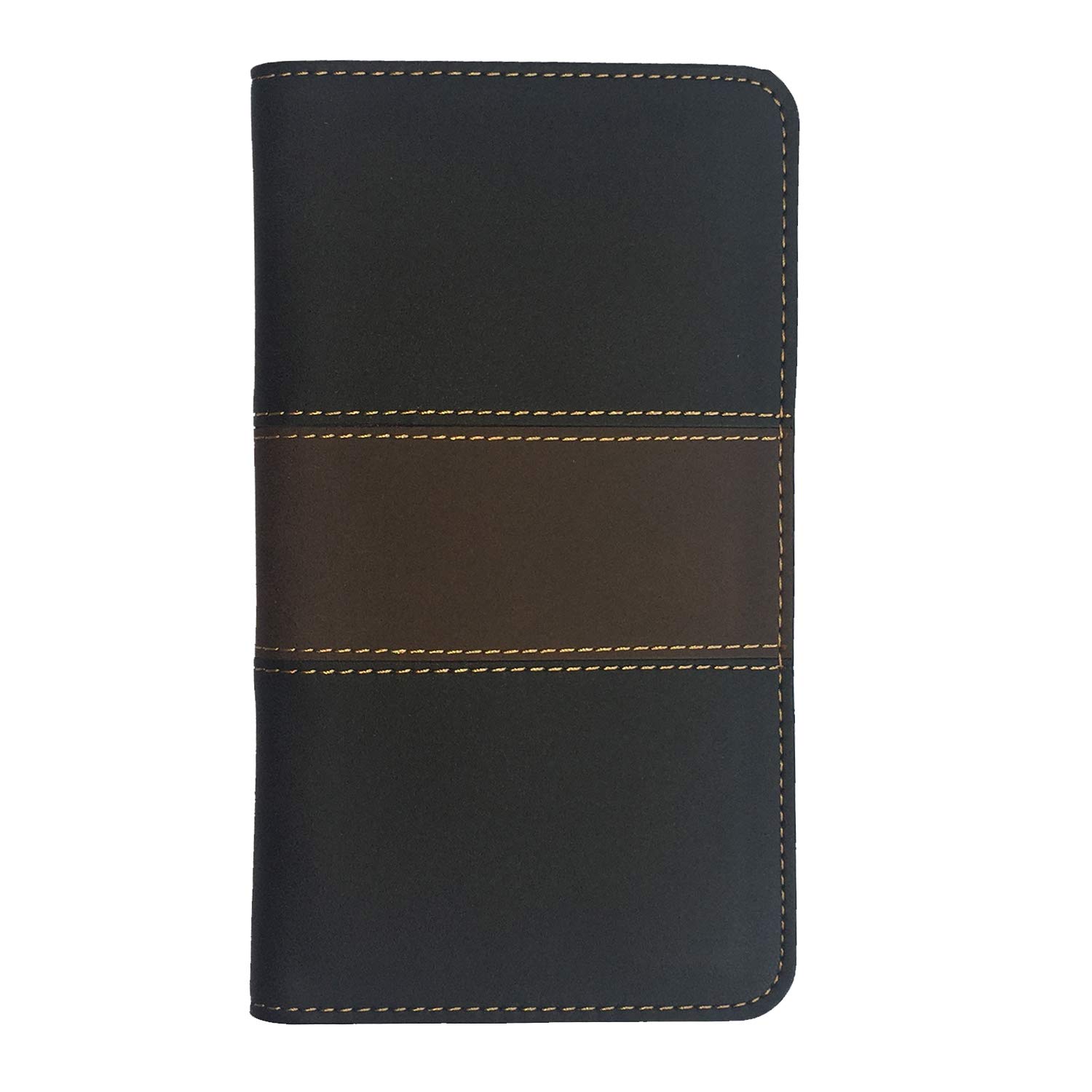 Custodia A Portafoglio In Similpelle Marrone Per Gigaset GS4 – Con Paraurti Rimovibile E 3 Slot + Auricolari Inclusi - 4