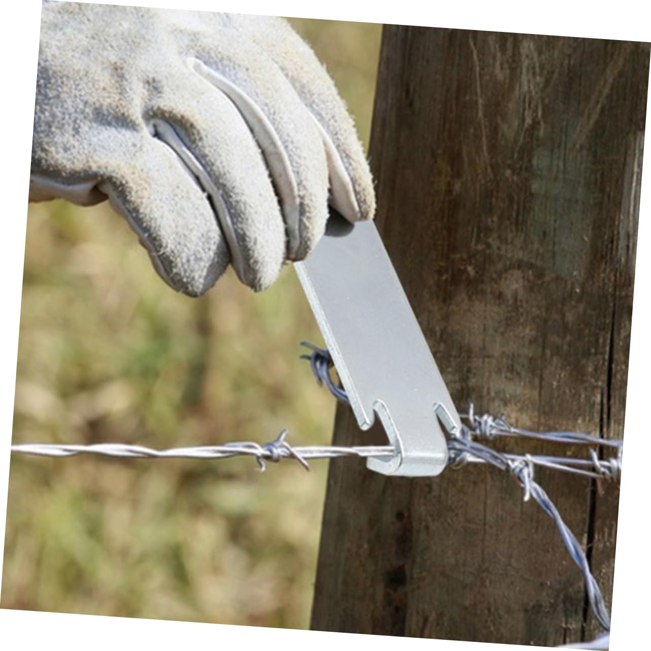 HANABASS 6pièces Tendeur De Câble Acier Inoxydable Outil De Fixation pour Corde Métallique Installation Facile sur Fences Agricoles Construction