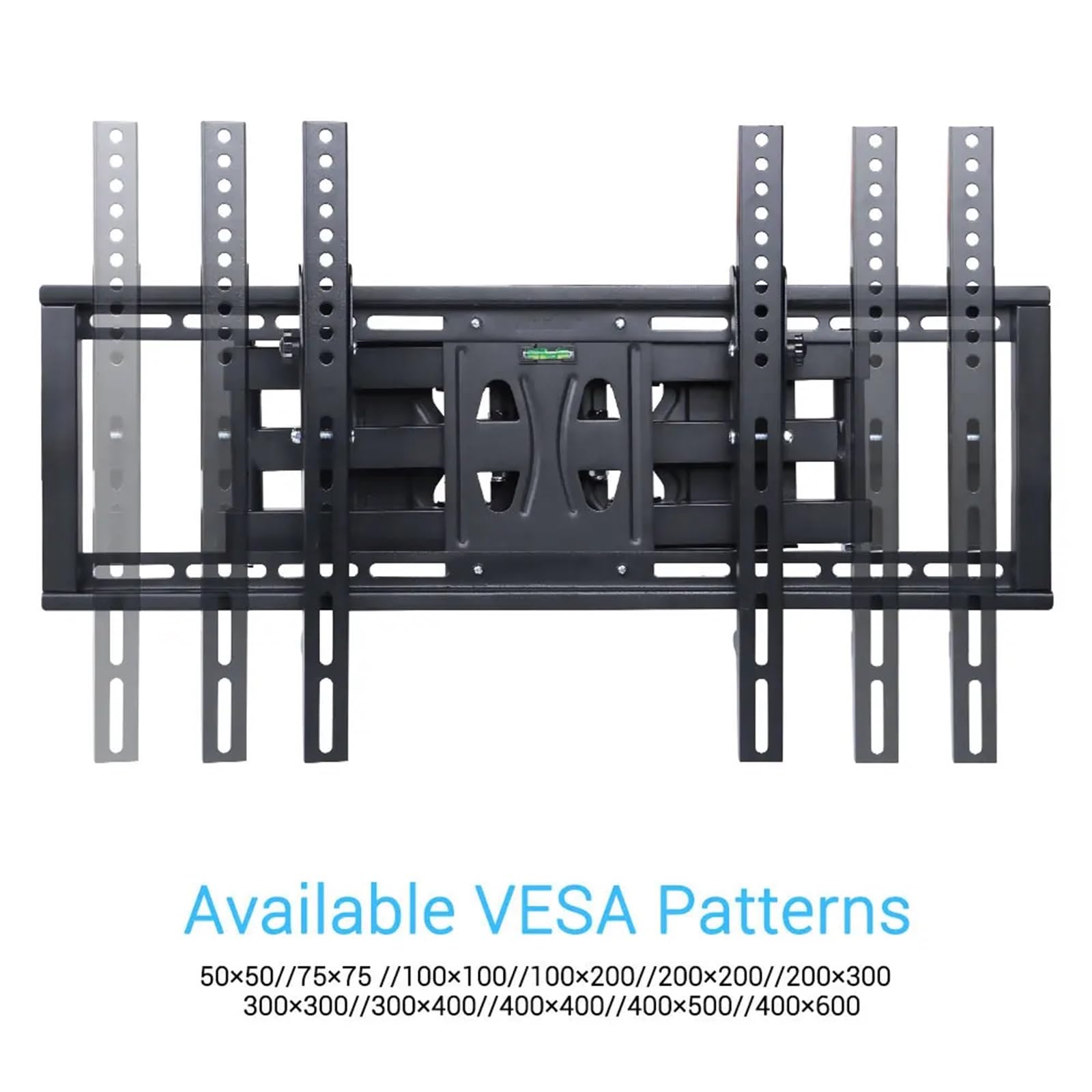 SERDAS Supporto da parete per TV ad angolo, inclinabile e girevole, supporto per TV Full Motion per schermi piatti LCD, LED, plasma da 32-65 pollici