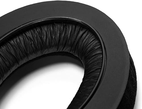 Miniatura 4 de 1 par de fundas de espuma de terciopelo negro para auriculares con 2 espuma acústica, 1 cojín para la cabeza