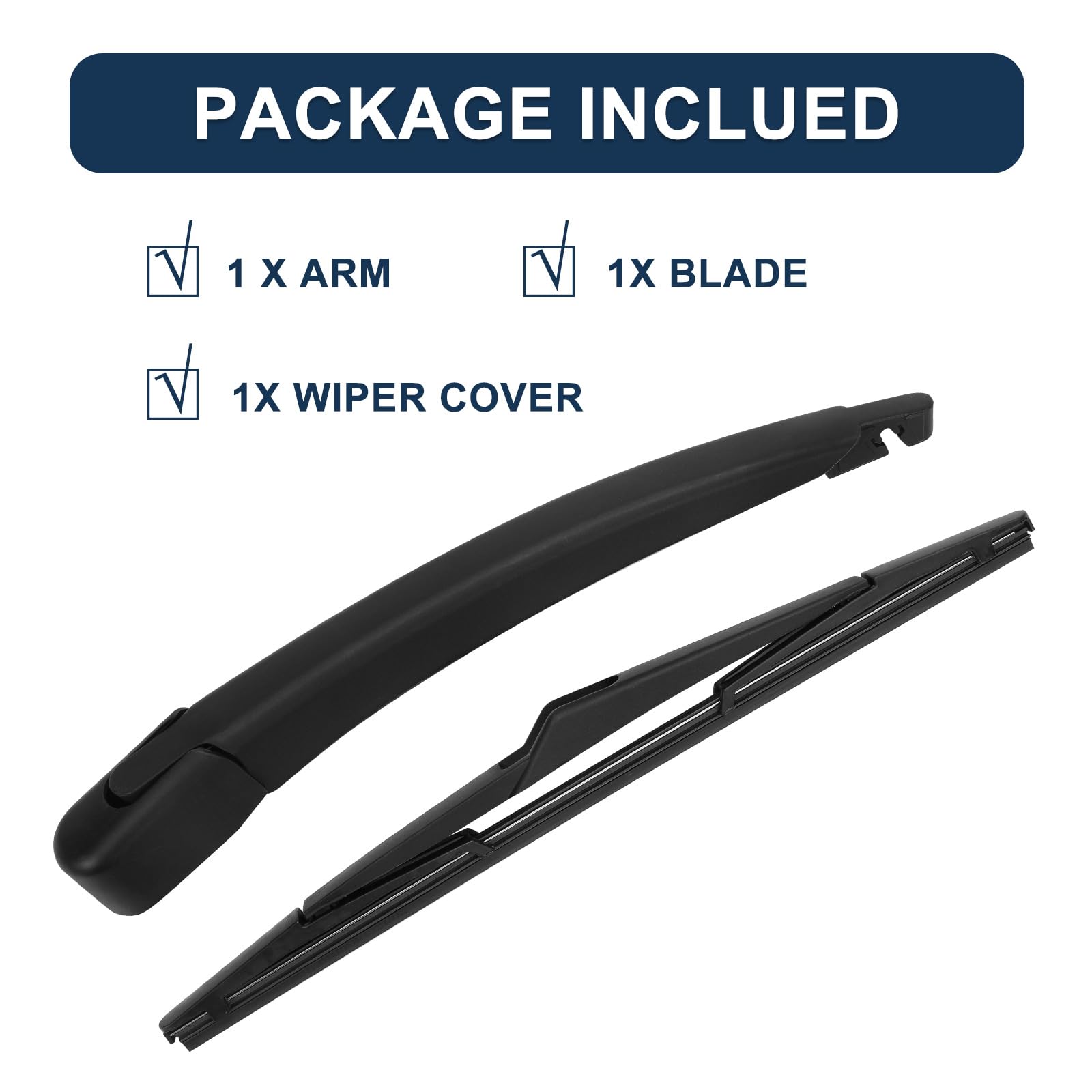 Kit Tergicristallo Posteriore Con Braccio E Lama Per Fiesta MK6 MK7 ST150 2002-2008 – Montaggio Facile E Duraturo
