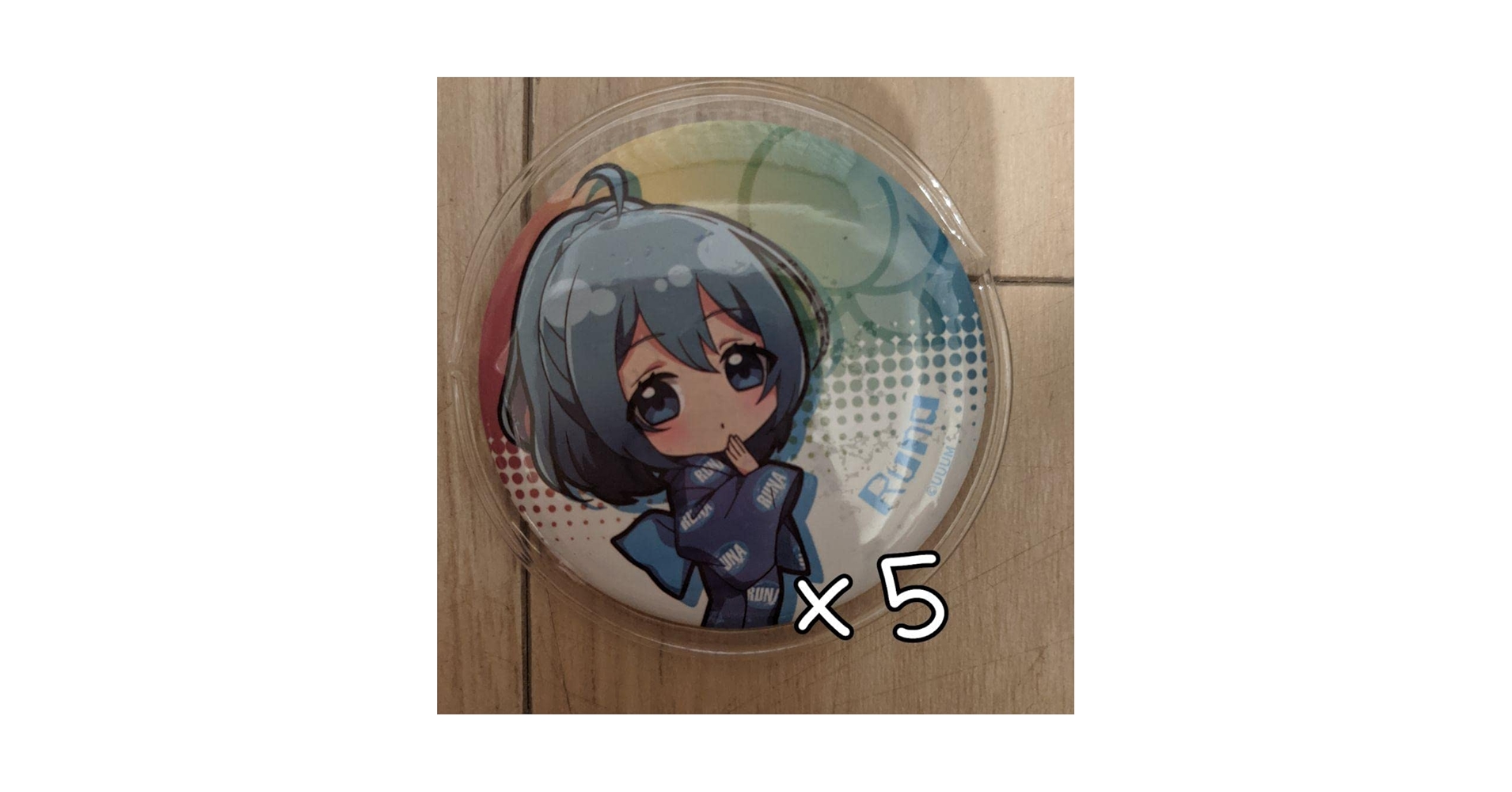 Amazon.co.jp: からぴち るな 極楽湯 缶バッジ カラフルピーチ : おもちゃ