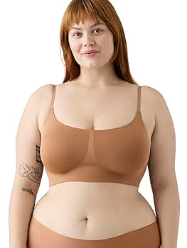 True & Co Soft Form Square-Neck Adjustable Plunge-Back Bra