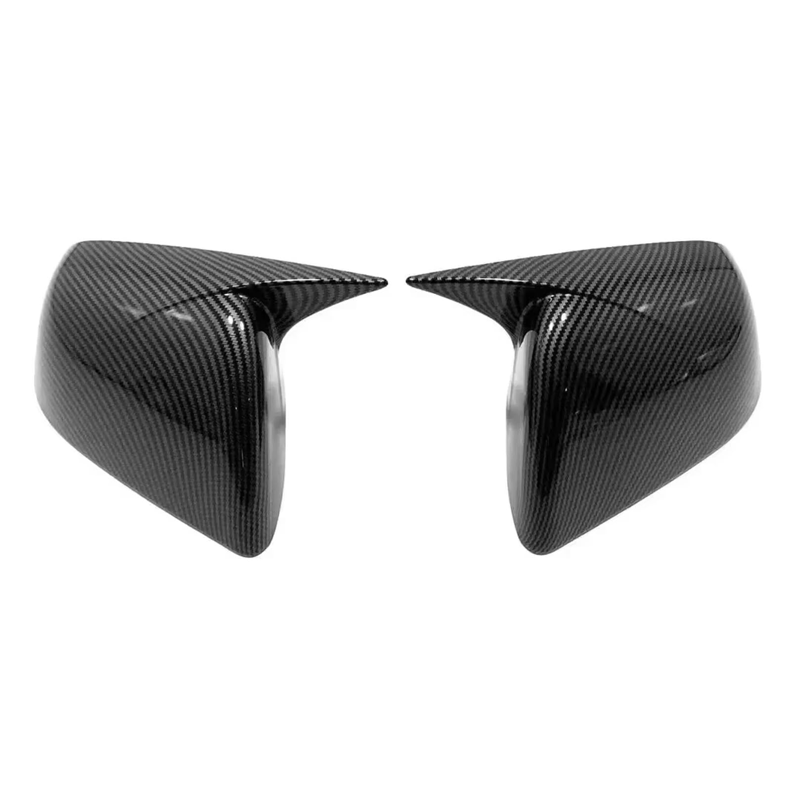 Calotte specchietti Per Tesla Per Model Y 3 Calotta Dello Specchietto Retrovisore Laterale Con Motivo In Fibra Di Carbonio, Nero Lucido(Carbon)
