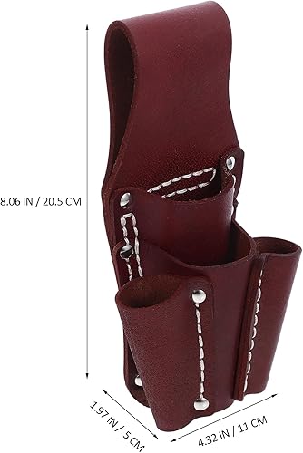 Miniatura 3 de Bolsa de almacenamiento de herramientas Bolsa de herramientas de reparación Bolsa de almacenamiento de piel de vaca Bolsa de cintura Bolsa de