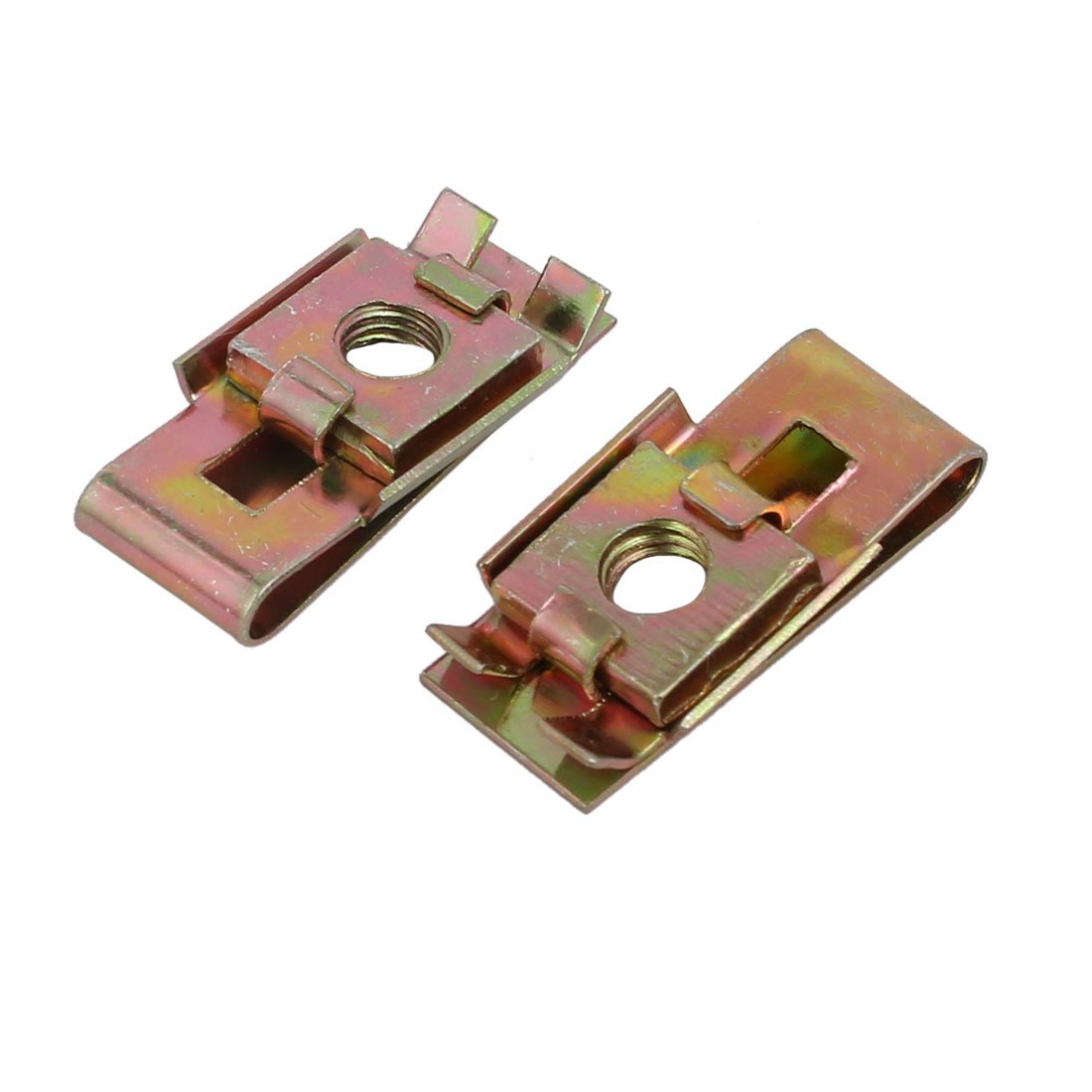 Sourcingap 20pcs 6 X 1 Pitch Etric Thread Carbon Steel Zinc Plated