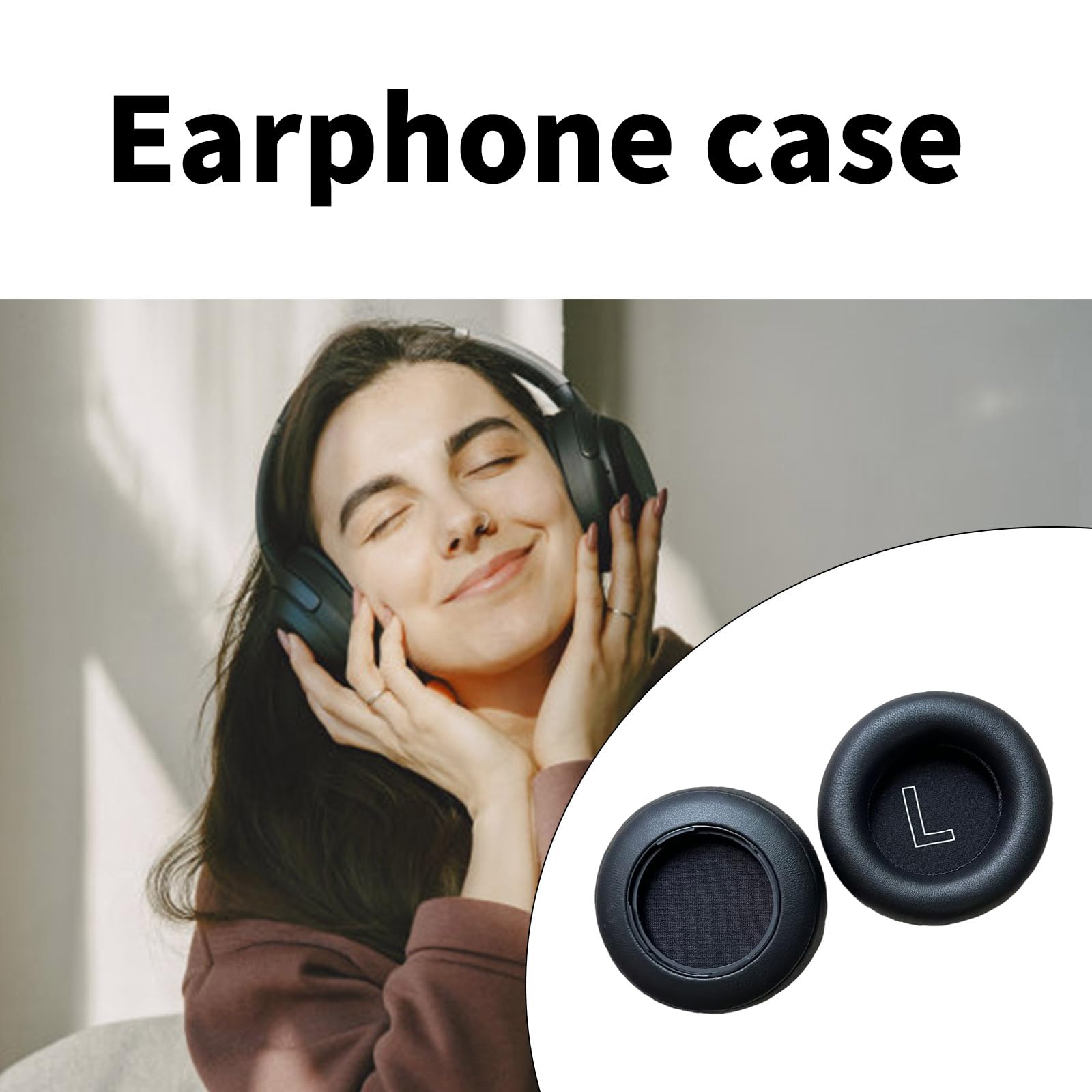 1 paire de coussinets de rechange souples pour casque H9 en éponge, cache-oreilles, manchon de rechange