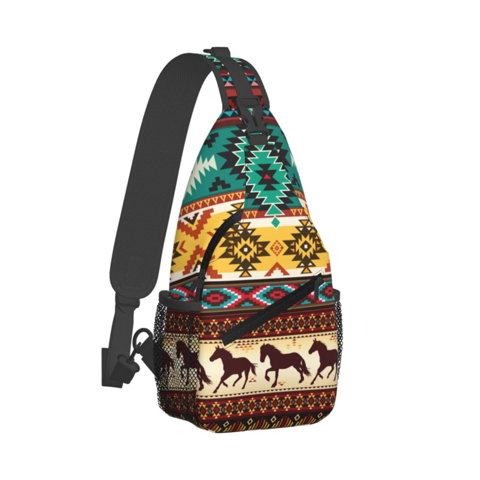 Mochilas cruzadas de cuerda ajustable, bolsa de hombro con un hombro, viajes, senderismo, ciclismo, para hombres y mujeres, regalo, Bolsa 3-2, Mochilas Sling 8