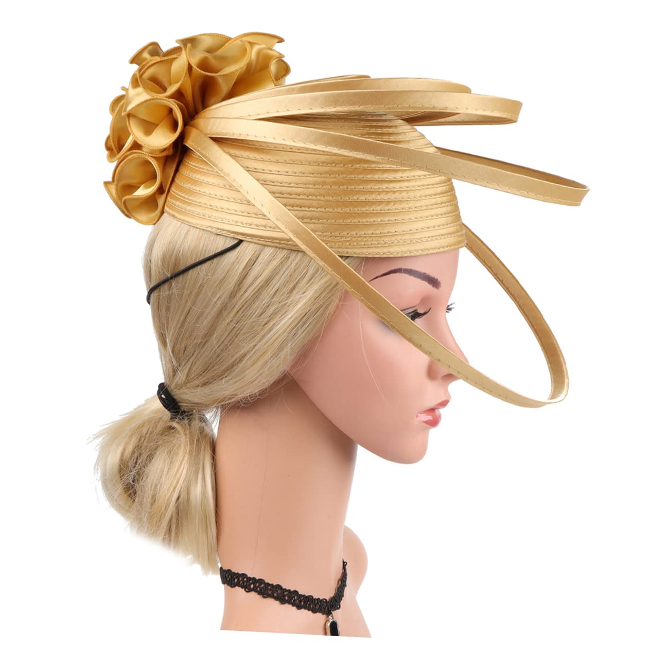 GALPADA 2pezzi Fascinator da Sposa per Donne Cappello Elegante per Feste e Tea Party Accessorio Chic per Banquet e Cerimonie Leggero e Confortevole Design Dazzling per Occasioni Speciali