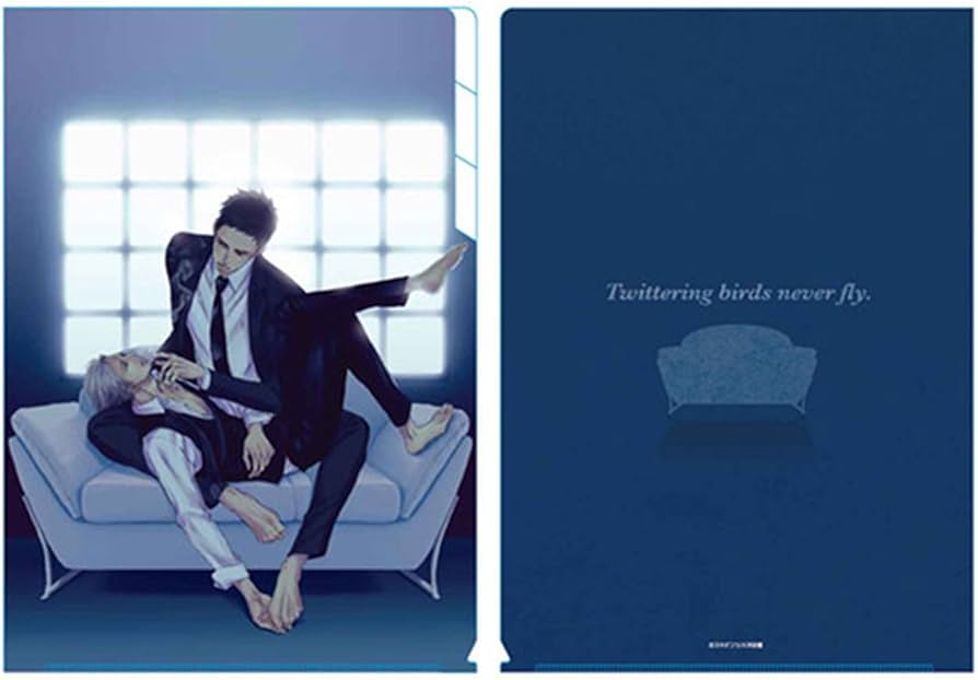 囀る鳥は羽ばたかない A4クリアファイル3ポケットA矢代&百目鬼 囀る鳥は羽ばたかない A4クリアファイル3ポケットA矢代&百目鬼