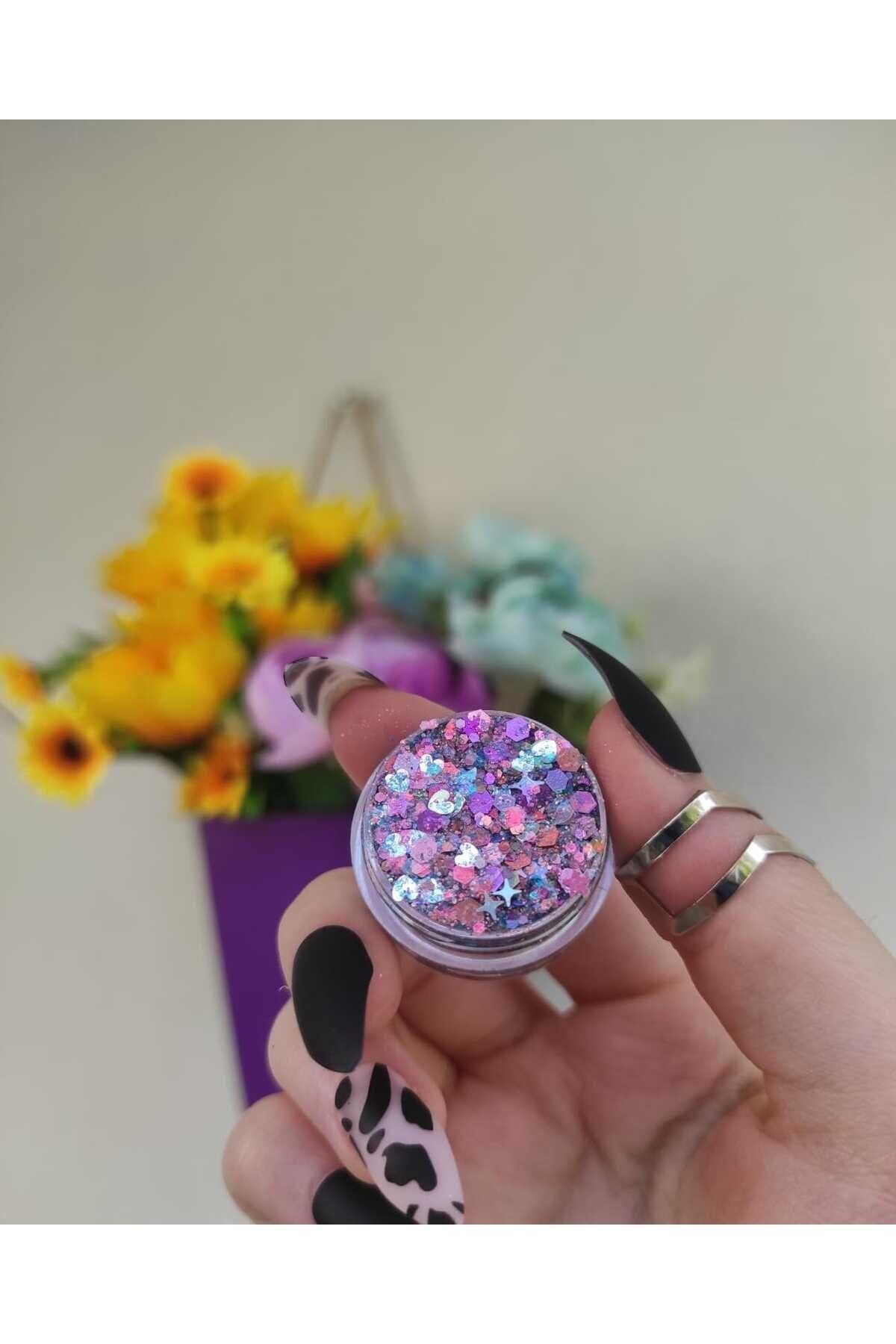 Hb Tasarım Glitter Jel Far Simli Yüz Ve Vücut Simi-Magic, serashinegozfarı34