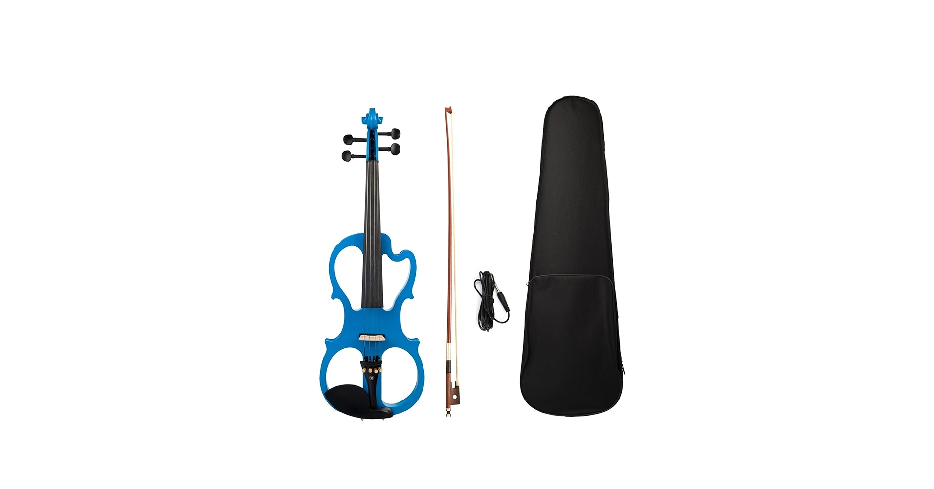 エレキバイオリンと弓、ケース付き Amazon.co.jp: バイオリン ミュートエレクトリックバイオリン