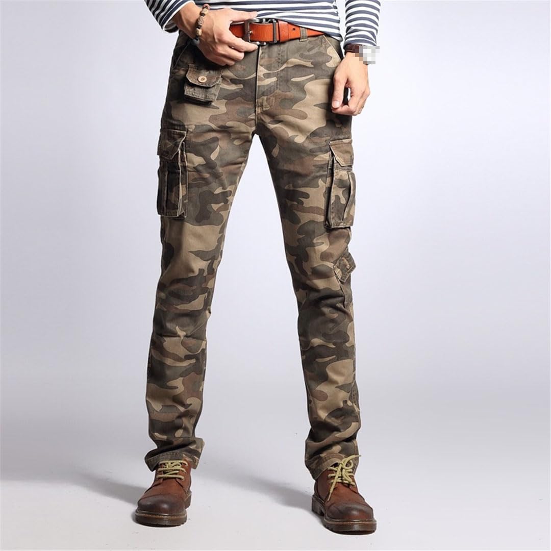 Męskie spodnie dorywczo Joggers Wojskowe spodnie taktyczne Cargo Multi-Pocket Spodnie