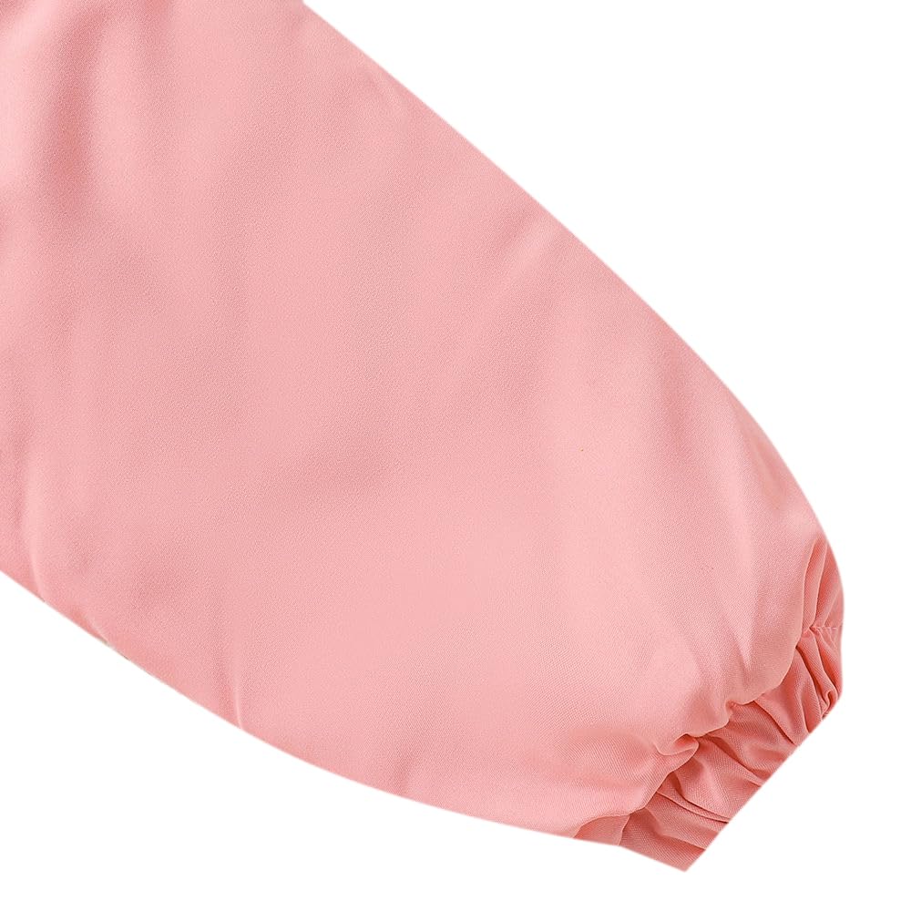 Hopscotch Girls Polyester Mini Length Long Coats in Pink Color For Ages 2-3 Years 3