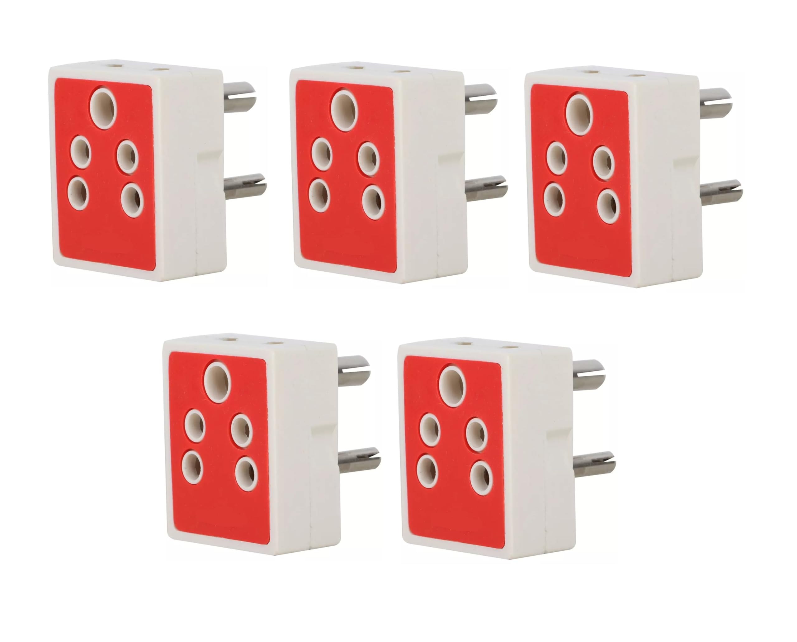sauran Pack of 5 Pieces 5 Pin Multiplug Travel Adapter (ESP183)-picture-29