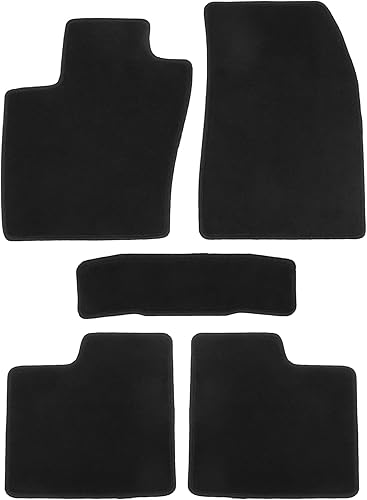 Kit completo de tapetes para piso de automóvil compatible con Jeep Grand Cherokee 2010-2020, terciopelo antideslizante, color negro, delantero y disponible en Yaxa Costa Rica