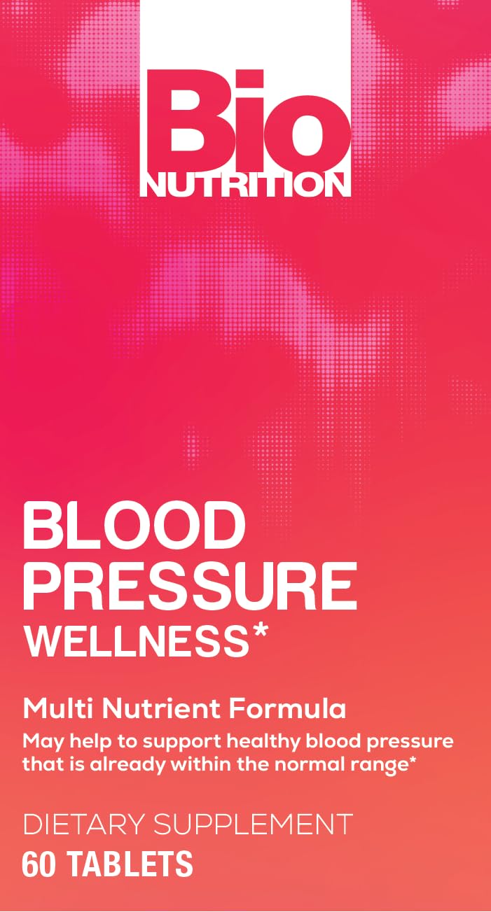 Bio Nutrition Blood Pressure Wellness Tabs, 60 Count