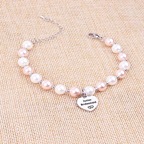 AZFEIYA Junior Bridesmaid Bracelet Wedding Party Gifts Bridesmaid Bracelet Maid of Honot Bracelet Matron of Honor Jewerly Bridal Party Gift Bridesmaid gift2