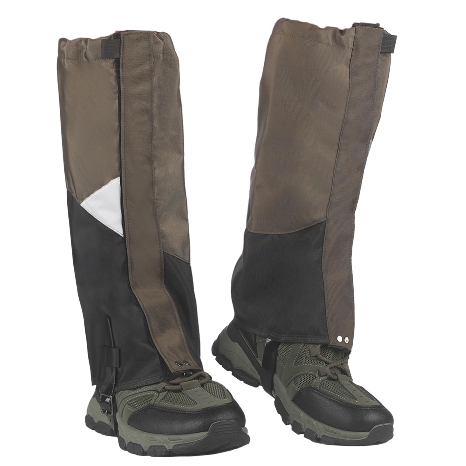 Gaiters for Hiking, Lightweight Trail Running Gaiters, Waterproof Snow Gaiters for Shoes and Boots, Adjustable Leg Gaiters for Hunting, Boot Gator, Hiking Gaiters for Men Women