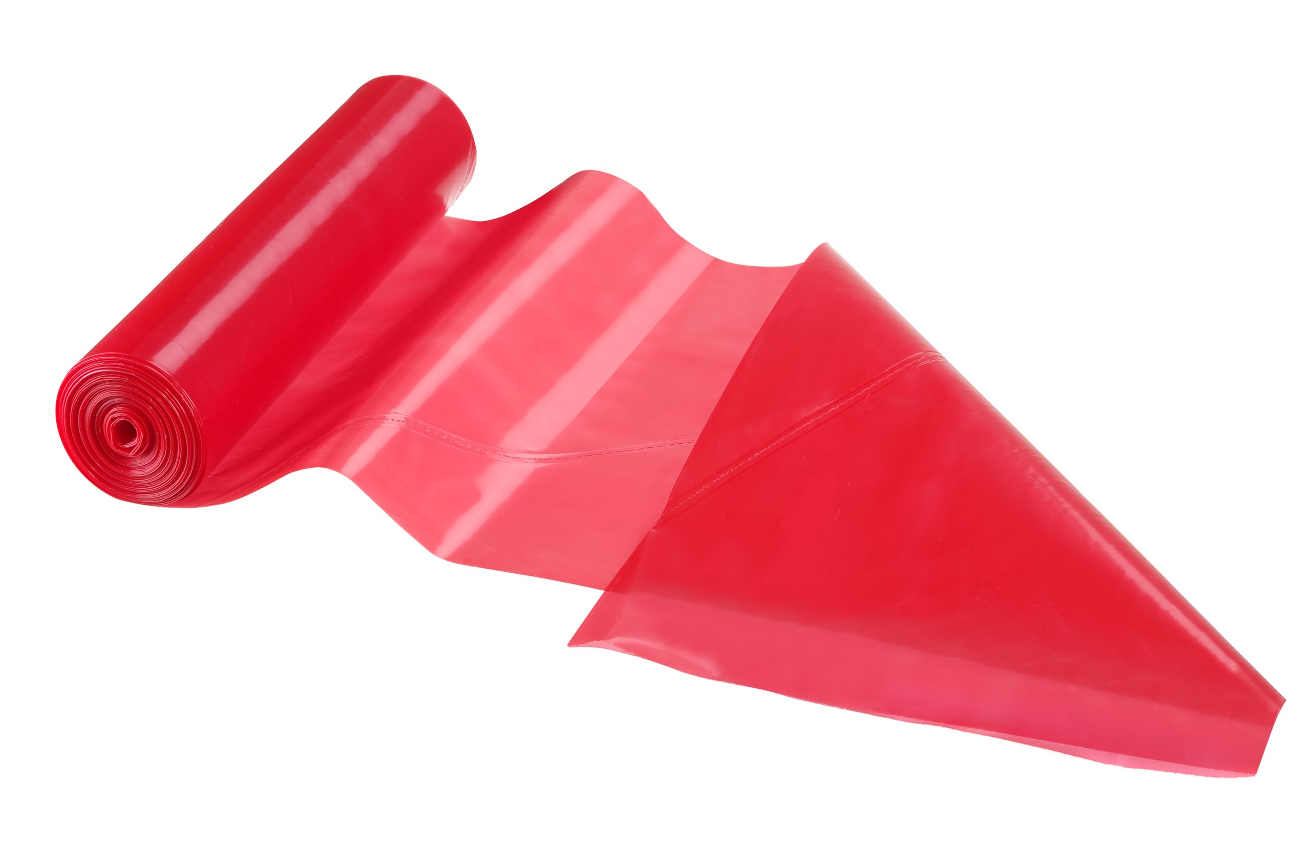 HENDI Manga pastelera desechable antideslizante, rollo de 70 unidades, apta para rellenos fríos y calientes (hasta 100°C), 520x280mm, sin BPA, cumple con normas HACCP, rojo