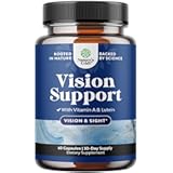 Complete Eye Health Supplement for Adults - Lutein 20mg Per Serving Eye Vitamins for Vision Dry Eyes Pressure and Blue Light Protection - Supplement Adults with Beta Carotene Eyes