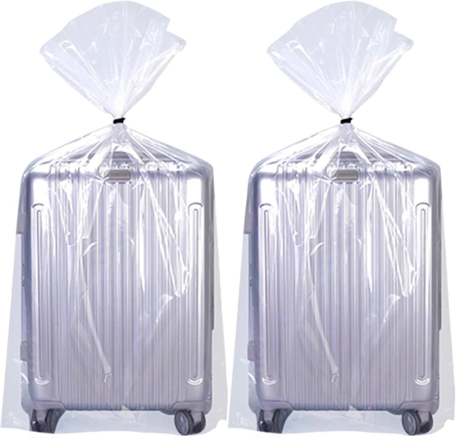 MATANGEE 5 Piece Large Size Clear Plastic Bag Luggage Trolley Packing Travel Bag Dustproof Suitcase Protector Cover for almirah Storage (5)-picture-10