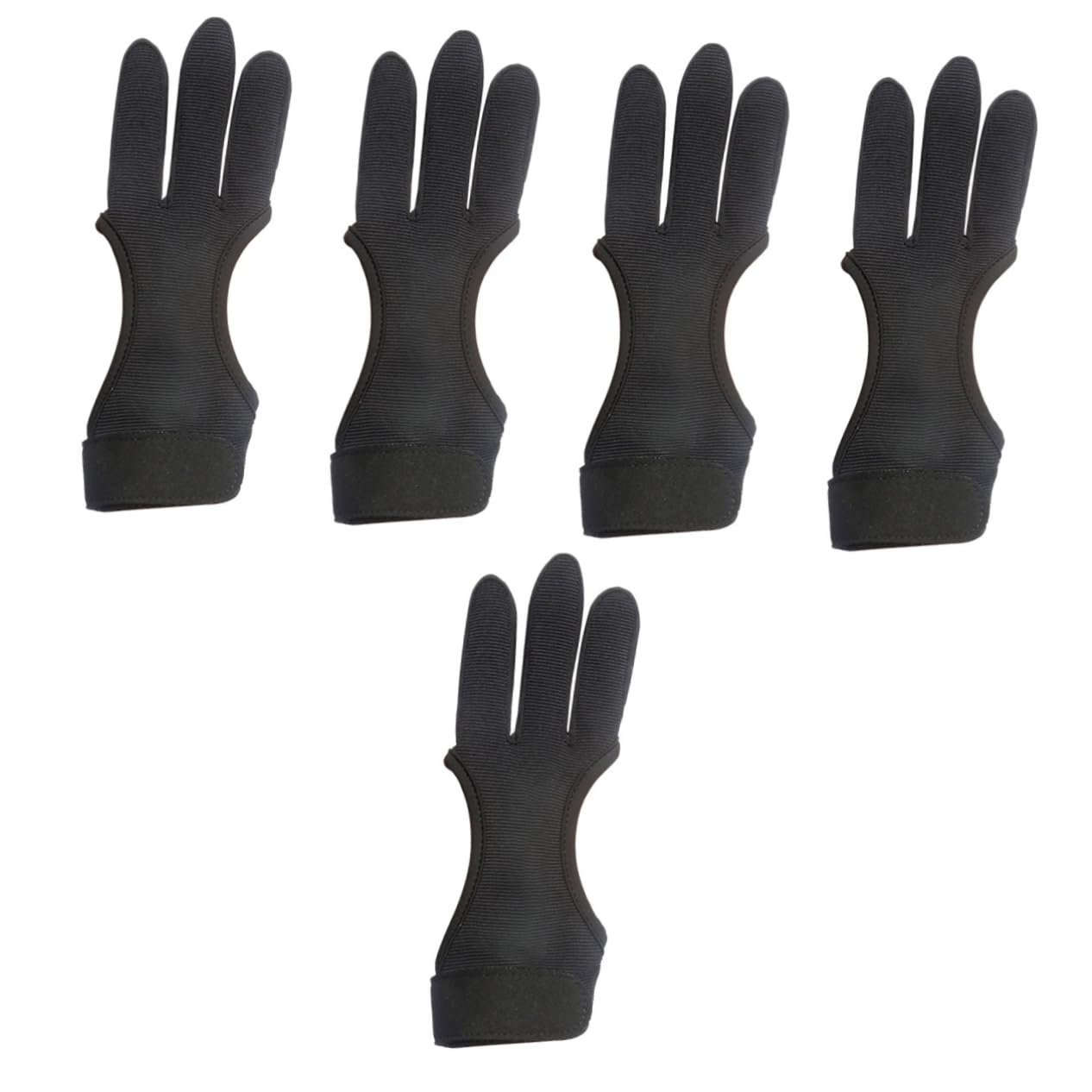 BESPORTBLE 5pcs Archery Glove Youth Archery Accessory Wear-Resistant Glove Finger Guard