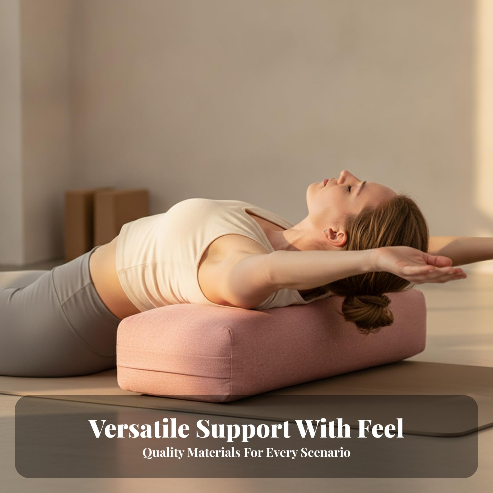 Cuscino Meditazione Bolster Sfoderabile