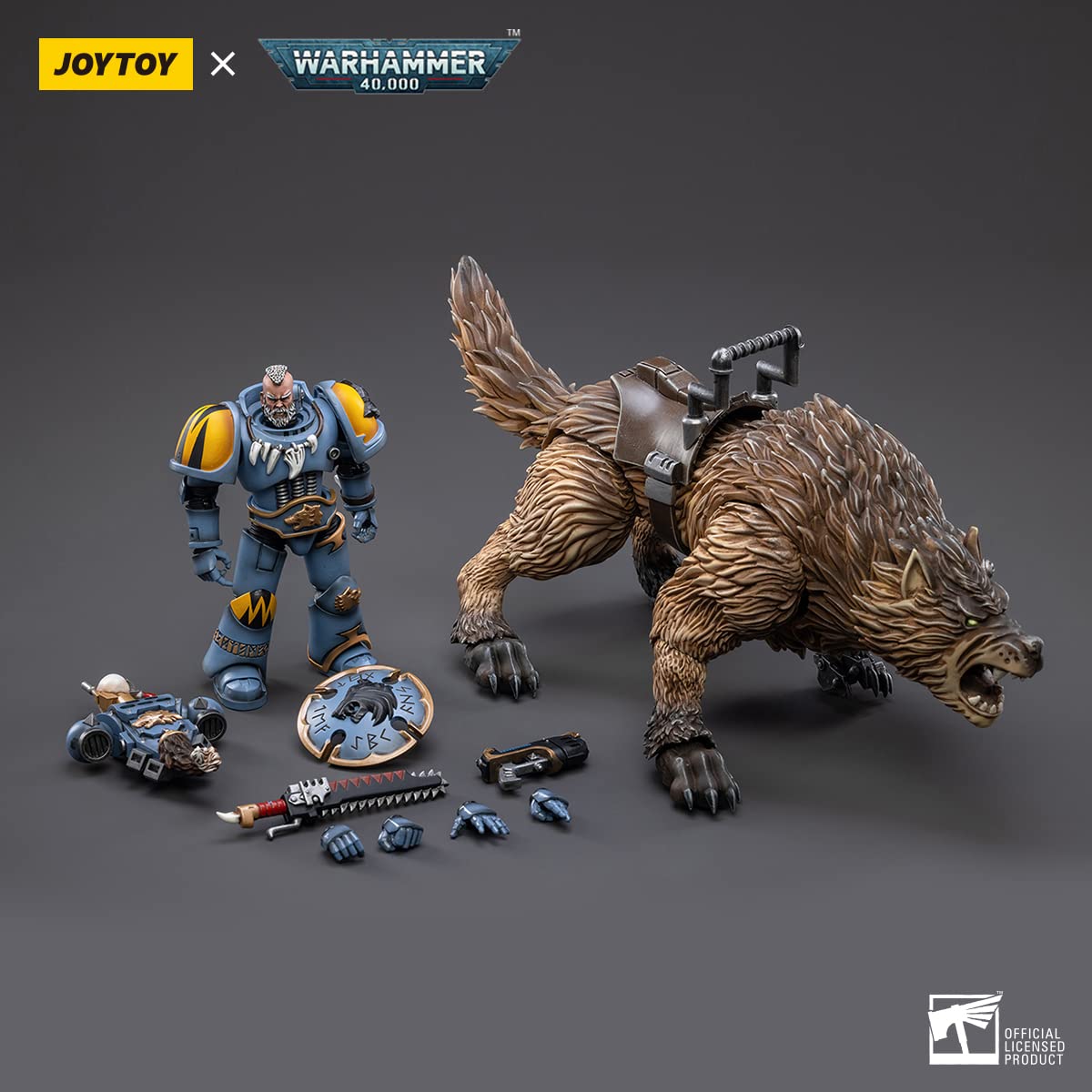 Amazon.com: JoyToy Warhammer 40K 1/18 Space Wolves