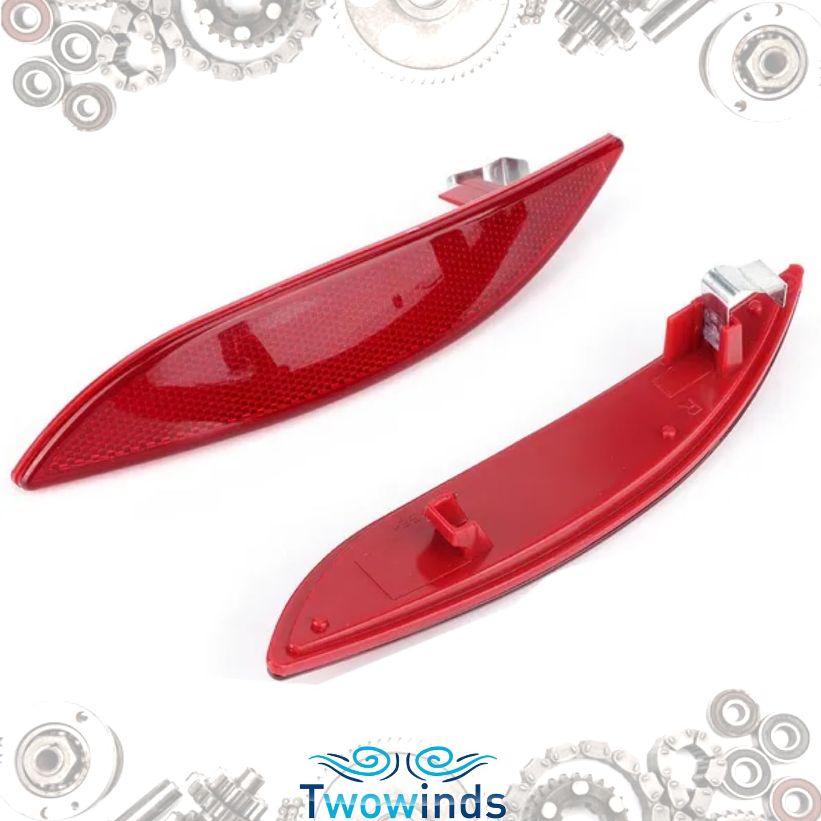 Reflector De Parachoques, Tiras Reflectoras De Parachoques Trasero Izquierdo Y Derecho 265600004r Compatible Con Megane Mk3 2008 2013 86141418