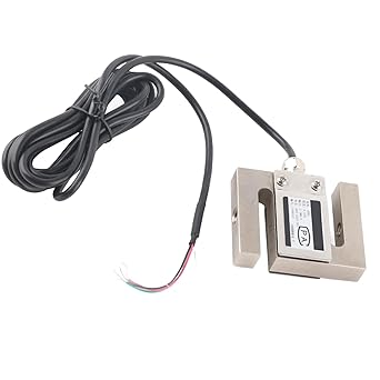 Load Cell, Stainless Steel M8x1.25 Simple Structure High Strain Sensor S Type for Industrial Use (30KG)
