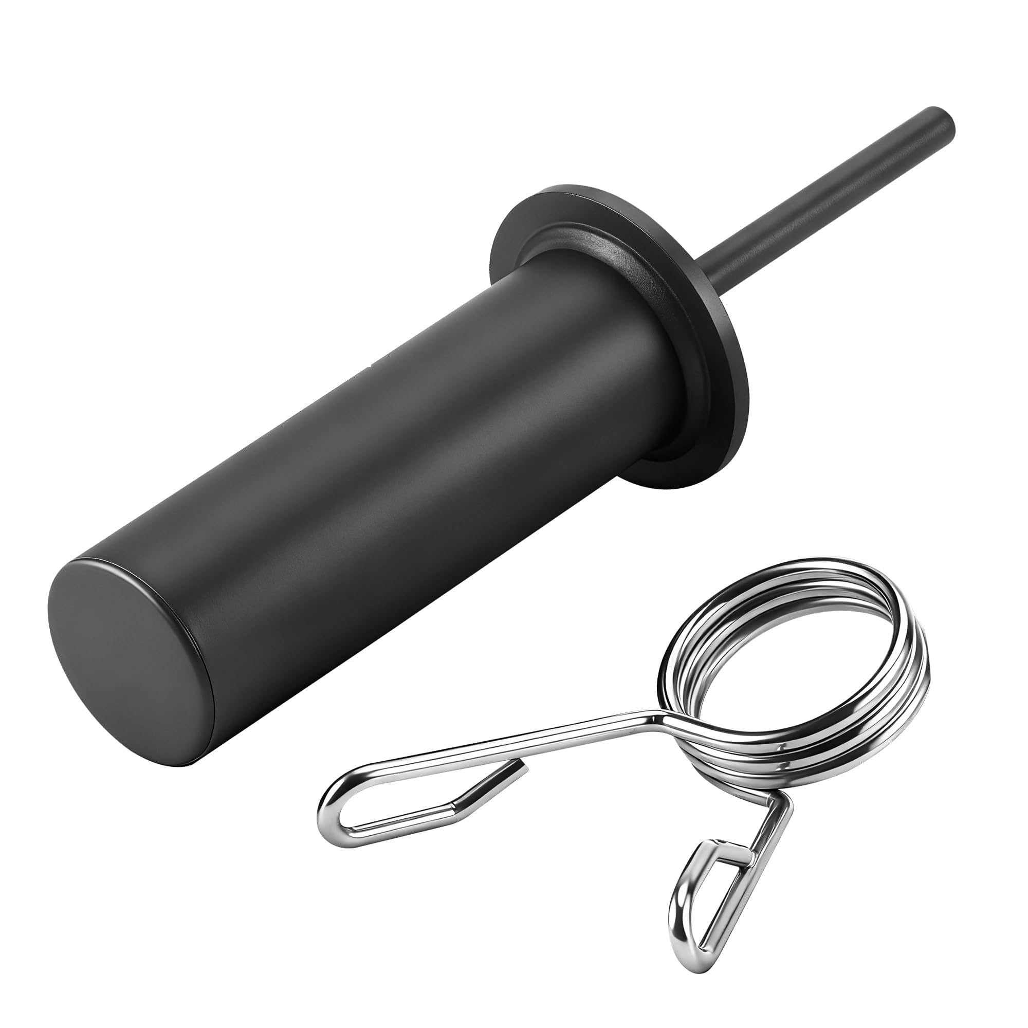 Fentar Gym Pin for Additional Weight, 110mm Length 10mm Diameter Gym Pin with Spring Clip, Loading Pin Weight Stack Pin Replacement, Robust and Reinforced Gym & Home Gym Accessory