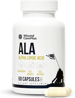 Wound Care Plus Alpha-Lipoic Acid Supplement – 60 Capsules – Non-GMO, Gluten-Free, Keto Friendly