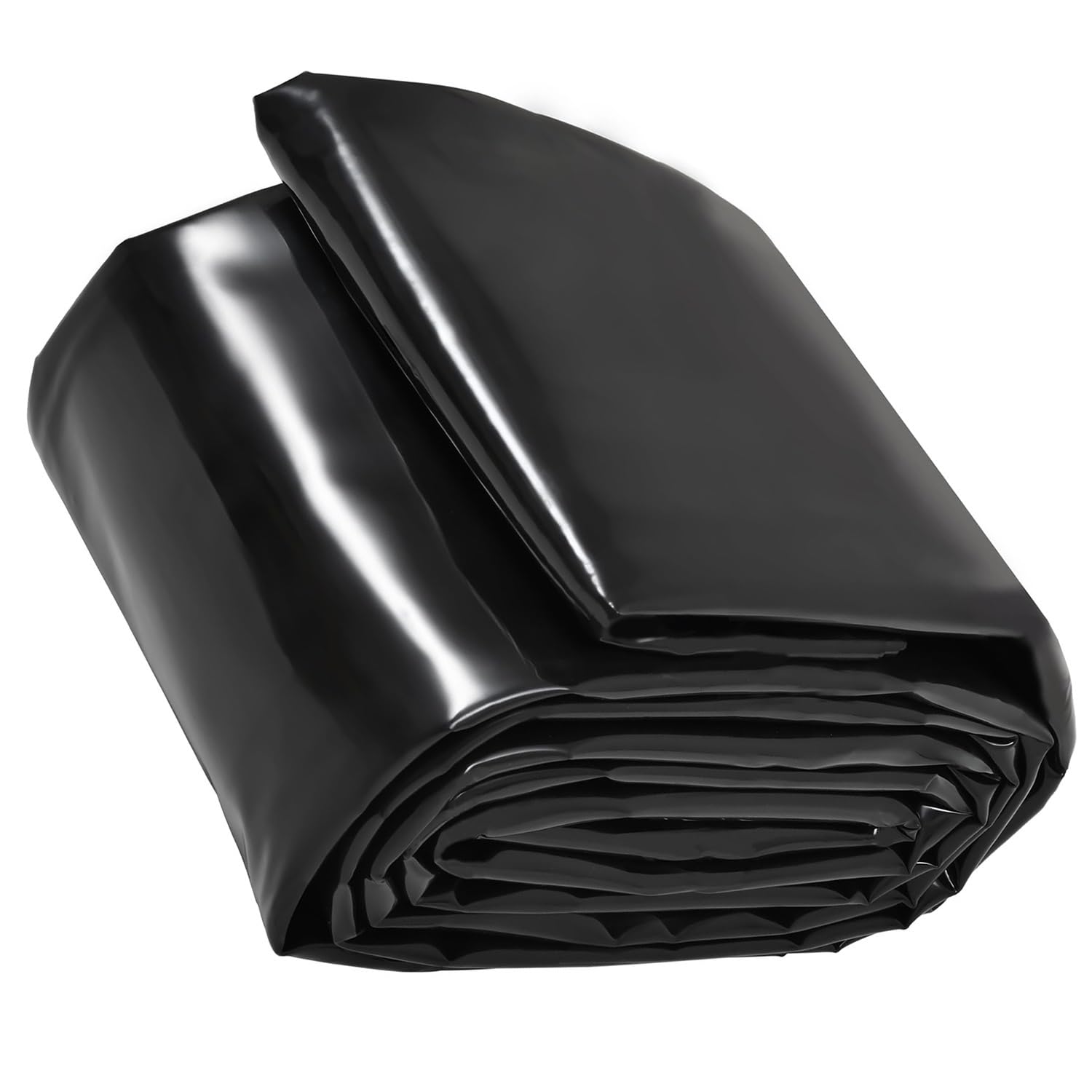 Heavy Duty Pond Liner 6m x 12m Flexible Black Membrane for Garden Pools and Fish Ponds Waterproof and Durable Pond Lining
