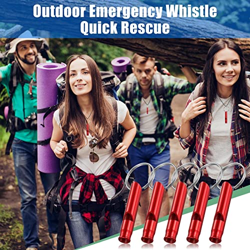 35-Pieces-Emergency-Whistle-with-Keychain-Aluminum-Emergency-Survival-Whistle-for-Camping-Hiking-Hunting-Outdoors-Sports-Loud-Sound